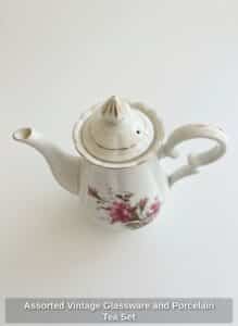 Assorted-Vintage-Glassware-and-Porcelain-Tea-Set-second-image