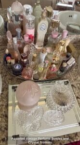 Assorted-Vintage-Perfume-Bottles-and-Crystal-Trinkets