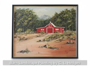 Barn-Landscape-Painting-by-C.-L.-Hedges