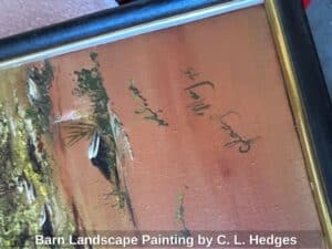 Barn-Landscape-Painting-by-C.-L.-Hedges-second-image