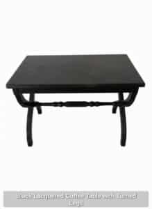 Black-Lacquered-Coffee-Table-with-Turned-Legs