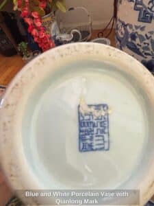 Blue-and-White-Porcelain-Vase-with-Qianlong-Mark