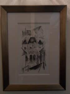 Boardman-Robinson-Sketch-of-European-Townscape
