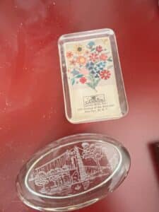 Cannon-Mills-Floral-Souvenir-Paperweight