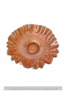 Carnival-Glass-Peacock-Pattern-Bowl