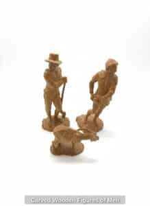 Carved-Wooden-Figures-of-Men