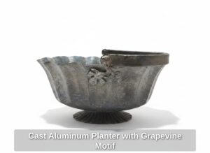 Cast-Aluminum-Planter-with-Grapevine-Motif