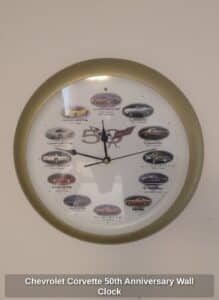 Chevrolet-Corvette-th-Anniversary-Wall-Clock
