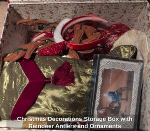 Christmas-Decorations-Storage-Box-with-Reindeer-Antlers-and-Ornaments