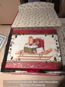 Christmas-Keepsake-Box-with-Decorative-Sled-and-Ornaments-second-image