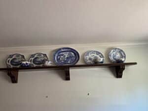 Churchill-England-Blue-Willow-Pattern-Porcelain-Dinnerware-Set