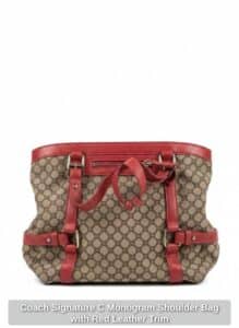 Coach-Signature-C-Monogram-Shoulder-Bag-with-Red-Leather-Trim