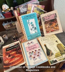 Collection-of-Vintage-Cookbooks-and-Magazines