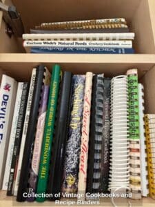 Collection-of-Vintage-Cookbooks-and-Recipe-Binders