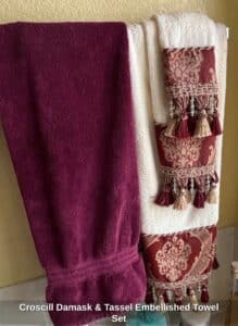 Croscill-Damask-Tassel-Embellished-Towel-Set