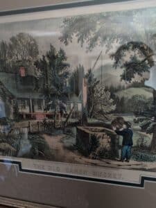 Currier-Ives-The-Old-Oaken-Bucket-Lithograph-second-image