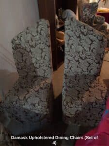 Damask-Upholstered-Dining-Chairs-Set-of-second-image