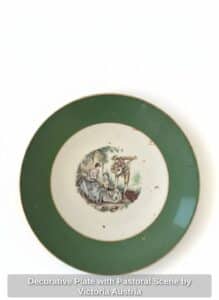 Decorative-Plate-with-Pastoral-Scene-by-Victoria-Austria