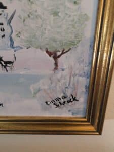 Emma-Schrock-Grandmas-Grandchildren-Winter-Scene-Painting-second-image