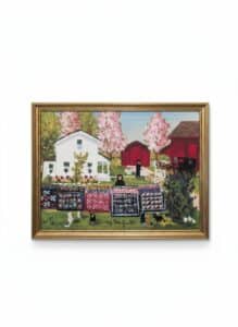 Emma-Schrock-Pairing-the-Quilts-Folk-Art-Painting