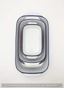 Enamelware-Baking-Dish-Set-with-Blue-Rim