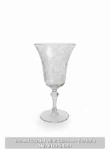 Etched-Crystal-Wine-Glasses-Fostoria-Navarre-Pattern-second-image