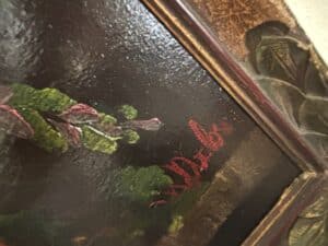 Floral-Still-Life-Oil-Painting-with-Ornate-Frame