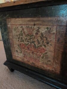 Folk-Art-Painted-Marriage-Chest-second-image