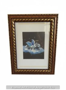Framed-Art-Print-of-Angel-Shih-Tzu
