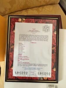 Framed-Certificate-of-Appreciation-for-Mosaics-in-Music-Dance-Language