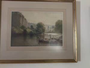 Framed-Landscape-Watercolor-Painting