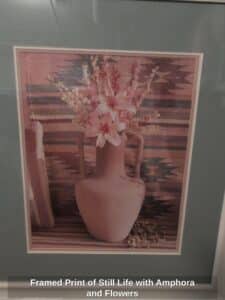 Framed-Print-of-Still-Life-with-Amphora-and-Flowers-second-image