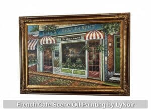 French-Cafe-Scene-Oil-Painting-by-LyNoir