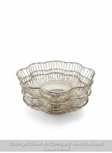 Godinger-Silver-Art-Company-Wire-Scalloped-Basket-Bowl