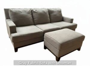 Gray-Fabric-Sofa-with-Ottoman