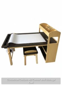 Guidecraft-Deluxe-Art-Center-and-Storage-Cart-second-image