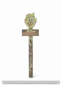 Hand-Painted-Wooden-Scarecrow-Yard-Sign