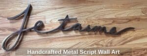 Handcrafted-Metal-Script-Wall-Art