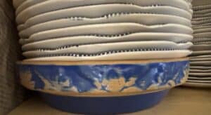 Handmade-Blue-Glazed-Ribbed-Ceramic-Planter