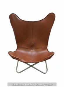 Handmade-Leather-Butterfly-Chair-second-image