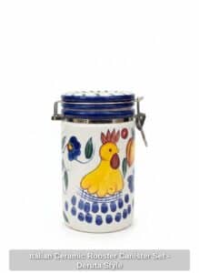 Italian-Ceramic-Rooster-Canister-Set-Deruta-Style-second-image