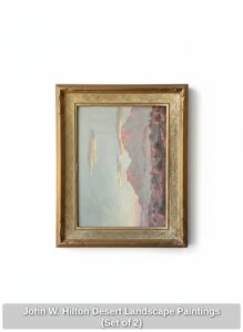 John-W.-Hilton-Desert-Landscape-Paintings-Set-of-