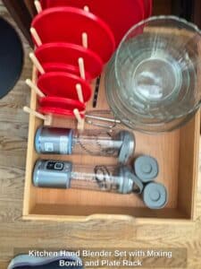Kitchen-Hand-Blender-Set-with-Mixing-Bowls-and-Plate-Rack