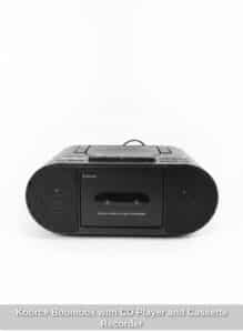 Koorce-Boombox-with-CD-Player-and-Cassette-Recorder
