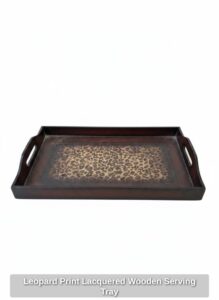 Leopard-Print-Lacquered-Wooden-Serving-Tray