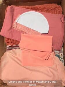 Linens-and-Textiles-in-Peach-and-Coral-Tones