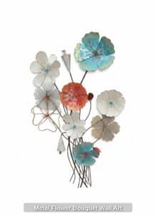 Metal-Flower-Bouquet-Wall-Art