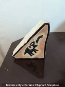Mimbres-Style-Ceramic-Elephant-Sculpture