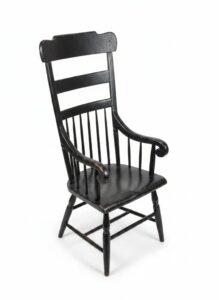 Nichols-and-Stone-Black-Windsor-Armchair