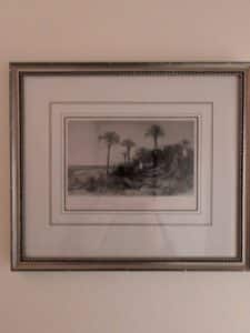 On-the-Coast-of-Florida-Engraving-by-Robert-Hinschelwood